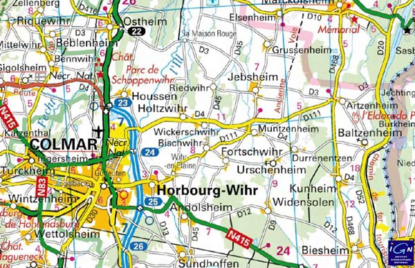 Situation de Jebsheim